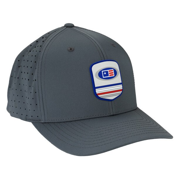 Patch Tech 6-Panel Laser Perf, Charcoal, Adult M/L 58cm | U.S. Kids Golf